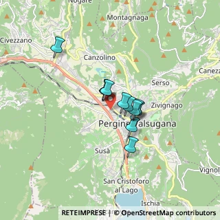 Mappa Via Roen, 38057 Pergine Valsugana TN, Italia (1.04636)