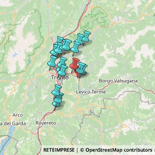 Mappa Via Roen, 38057 Pergine Valsugana TN, Italia (10.66421)
