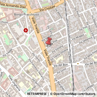Mappa Via Pola, 1, 33100 Udine, Udine (Friuli-Venezia Giulia)