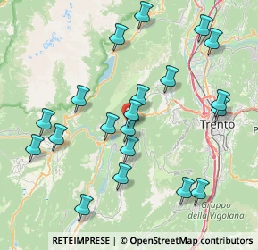 Mappa Via S. Valentino, 38070 Padergnone TN, Italia (8.3915)