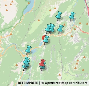 Mappa Via S. Valentino, 38070 Padergnone TN, Italia (3.73846)