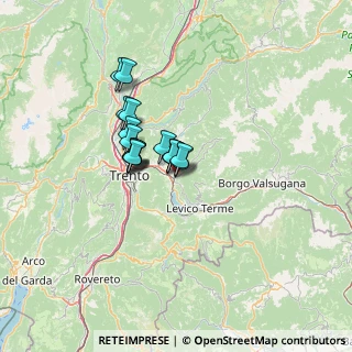 Mappa Via Guglielmo Marconi, 38057 Pergine Valsugana TN, Italia (8.39471)