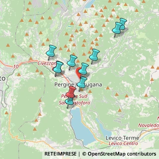 Mappa Via Guglielmo Marconi, 38057 Pergine Valsugana TN, Italia (2.93818)
