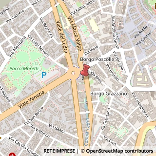 Mappa Via Antonio Marangoni, 34, 33100 Udine, Udine (Friuli-Venezia Giulia)