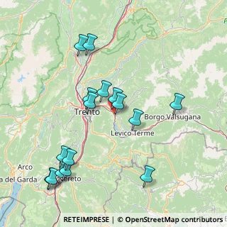 Mappa Superstrada Valsugana, 38057 Pergine Valsugana TN, Italia (16.84813)