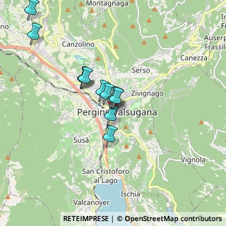 Mappa Piazza Giovanni Serra, 38057 Pergine Valsugana TN, Italia (1.3825)