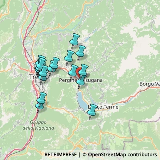 Mappa Via Giuseppe Verdi, 38057 Pergine Valsugana TN, Italia (6.97526)