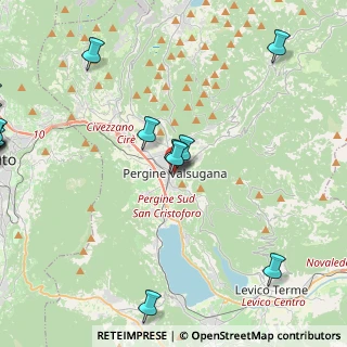 Mappa Piazza Municipio, 38057 Pergine Valsugana TN, Italia (6.72)