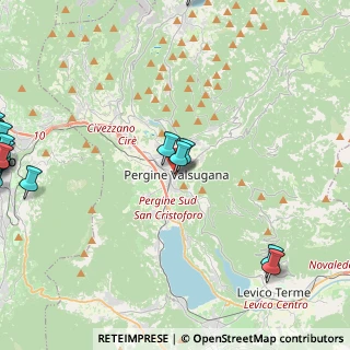 Mappa Piazza Municipio, 38057 Pergine Valsugana TN, Italia (7.3155)