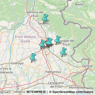 Mappa Via Visco, 33100 Udine UD, Italia (34.49357)