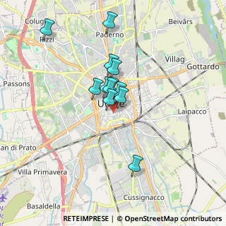 Mappa Via Elio Morpurgo, 33100 Udine UD, Italia (1.275)