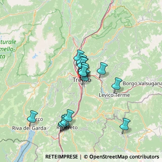 Mappa Via Ottaviano Rovereti, 38122 Trento TN, Italia (12.48588)