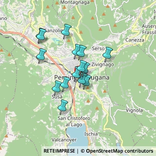 Mappa Via Ruggero Rossi, 38057 Pergine Valsugana TN, Italia (1.384)