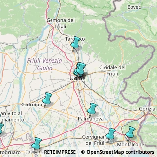 Mappa Viale Ungheria, 33100 Udine UD, Italia (20.29833)