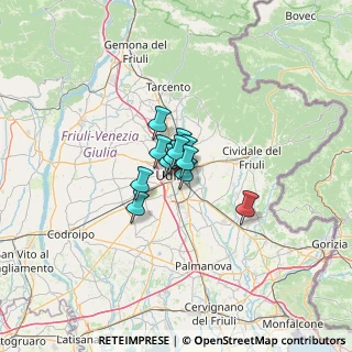Mappa Viale Ungheria, 33100 Udine UD, Italia (5.25917)