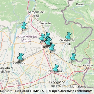 Mappa Via Aquileia, 33100 Udine UD, Italia (9.45667)