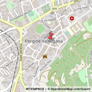 Mappa Piazza Mario Garbari, 13, 38057 Pergine Valsugana, Trento (Trentino-Alto Adige)