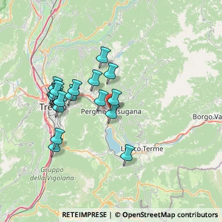 Mappa Via Gramatica, 38057 Pergine Valsugana TN, Italia (7.08316)