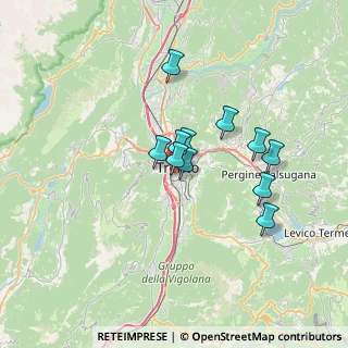 Mappa Via Pier Andrea Mattioli, 38122 Trento TN, Italia (5.09636)