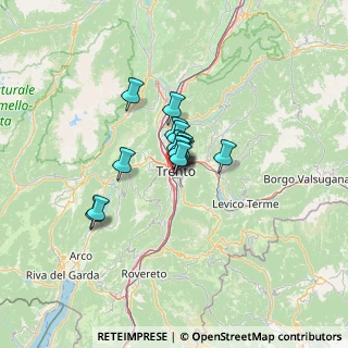 Mappa Via Pier Andrea Mattioli, 38122 Trento TN, Italia (6.97286)