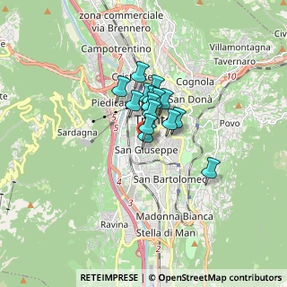 Mappa Via Pier Andrea Mattioli, 38122 Trento TN, Italia (0.918)