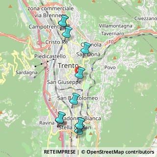 Mappa Via Pasubio, 38122 Trento TN, Italia (2.32545)