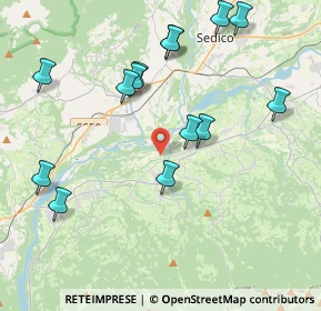 Mappa Via Nave, 32026 Mel BL, Italia (4.31786)