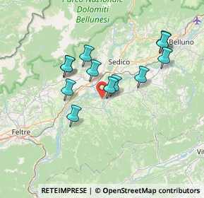 Mappa Via Nave, 32026 Mel BL, Italia (6.105)