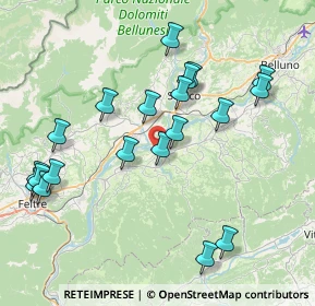 Mappa Via Nave, 32026 Mel BL, Italia (8.361)
