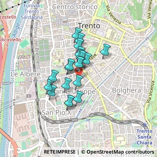 Mappa Corso 3 Novembre, 38122 Trento TN, Italia (0.3)
