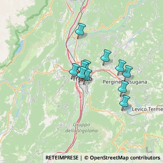 Mappa Corso 3 Novembre, 38122 Trento TN, Italia (5.04818)