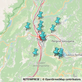 Mappa Corso 3 Novembre, 38122 Trento TN, Italia (6.54923)