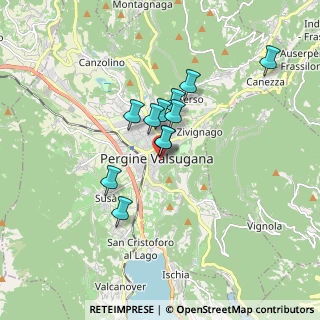 Mappa Piazza Mario Garbari, 38057 Pergine Valsugana TN, Italia (1.25182)