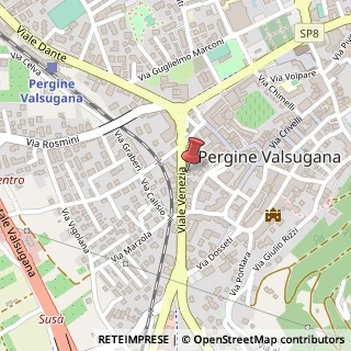 Mappa Viale Venezia, 11/A, 38057 Pergine Valsugana, Trento (Trentino-Alto Adige)