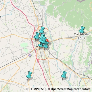 Mappa Via Montelungo, 33100 Udine UD, Italia (5.5725)