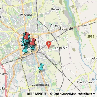 Mappa Via Montelungo, 33100 Udine UD, Italia (2.0575)