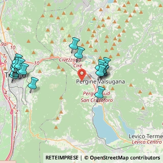 Mappa Via del Poch, 38057 Pergine Valsugana TN, Italia (4.728)
