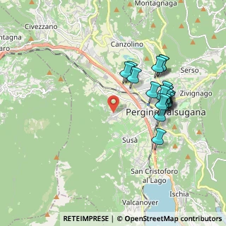 Mappa Via del Poch, 38057 Pergine Valsugana TN, Italia (1.75789)
