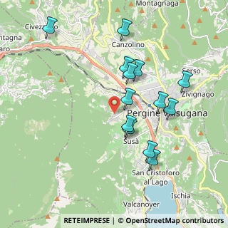 Mappa Via del Poch, 38057 Pergine Valsugana TN, Italia (1.82077)