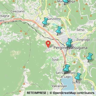 Mappa Via del Poch, 38057 Pergine Valsugana TN, Italia (2.98)