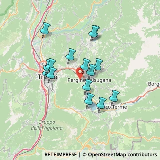 Mappa Via del Poch, 38057 Pergine Valsugana TN, Italia (6.28133)
