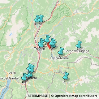 Mappa Via del Poch, 38057 Pergine Valsugana TN, Italia (16.53688)