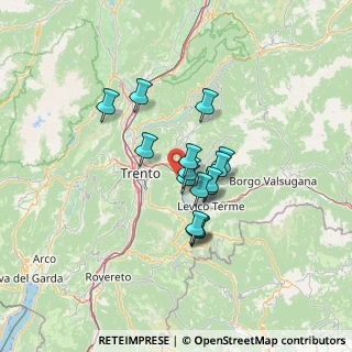 Mappa Via del Poch, 38057 Pergine Valsugana TN, Italia (9.24333)