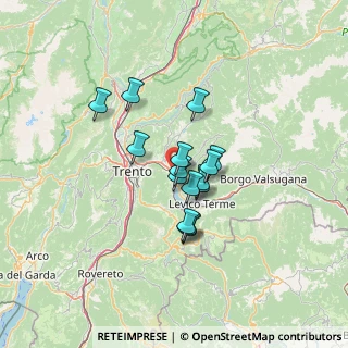 Mappa Via Terra Rossa, 38057 Pergine Valsugana TN, Italia (8.95267)