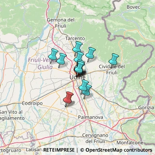 Mappa Via Gorghi, 33100 Udine UD, Italia (6.76375)