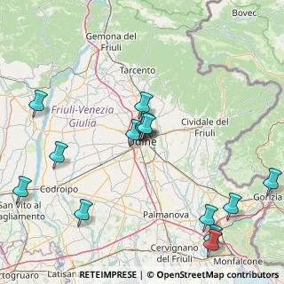 Mappa Via Gorghi, 33100 Udine UD, Italia (19.07214)
