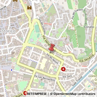 Mappa Via Giuseppe Grazioli,  27, 38100 Trento, Trento (Trentino-Alto Adige)