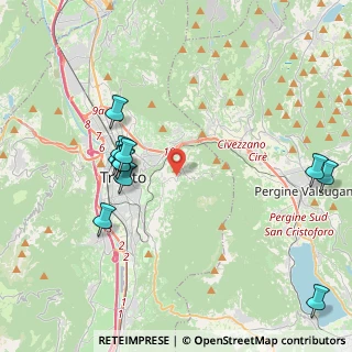 Mappa Via della Resistenza, 38123 Trento TN, Italia (4.44545)