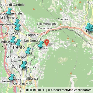 Mappa Via della Resistenza, 38123 Trento TN, Italia (3.27)