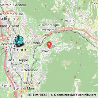 Mappa Via della Resistenza, 38123 Trento TN, Italia (2.75154)